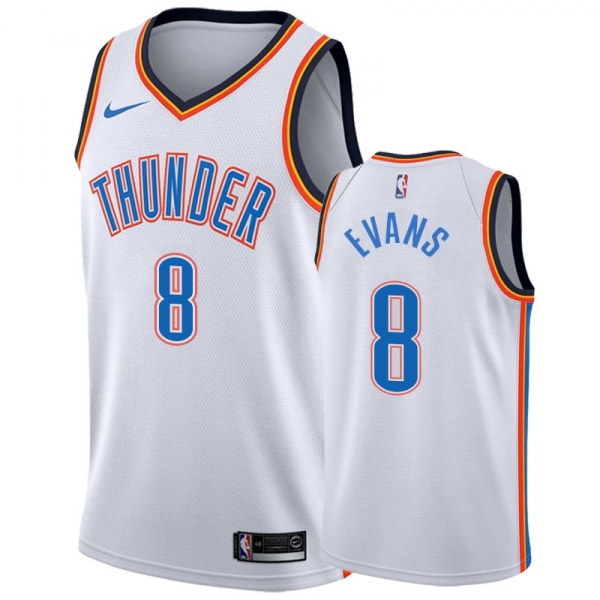 Oklahoma City Thunder #8 Jawun Evans Association Jersey