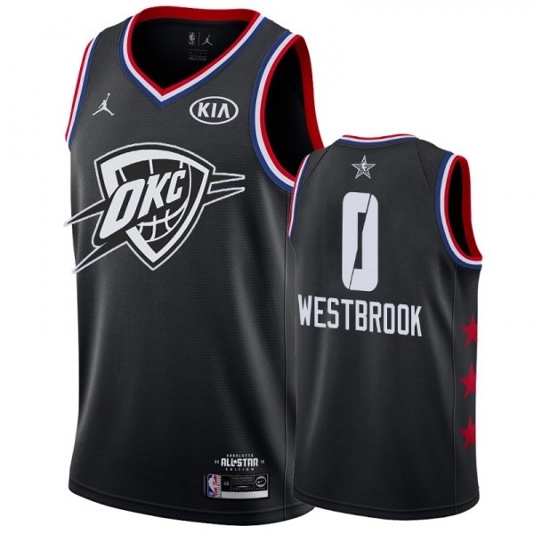 Oklahoma City Thunder #0 Russell Westbrook All-Star Jersey