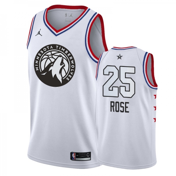 Timberwolves Derrick Rose 2019 All-Star Jersey - White