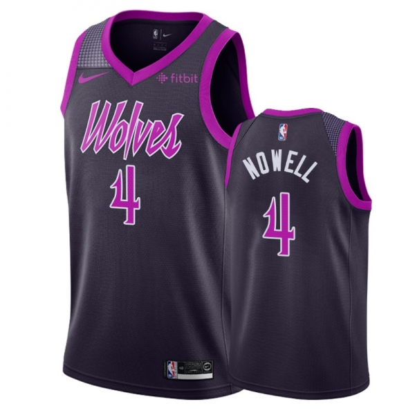 Minnesota Timberwolves #4 Jaylen Nowell City Jersey