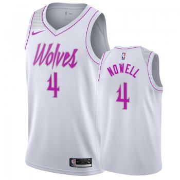 Minnesota Timberwolves #4 Jaylen Nowell Earned Jersey