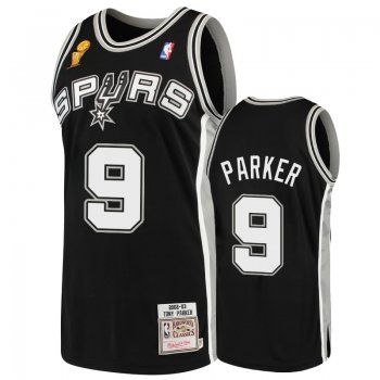 San Antonio Spurs #9 Tony Parker Finals Champions Jersey