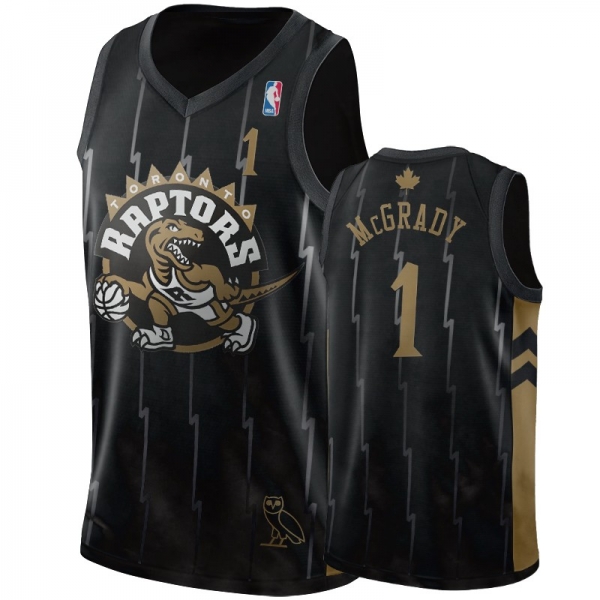 Toronto Raptors #1 Tracy McGrady Raptors X OVO Jersey