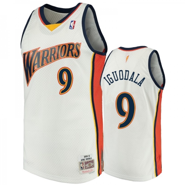 Golden State Warriors #9 Andre Iguodala Hardwood Classics Jersey