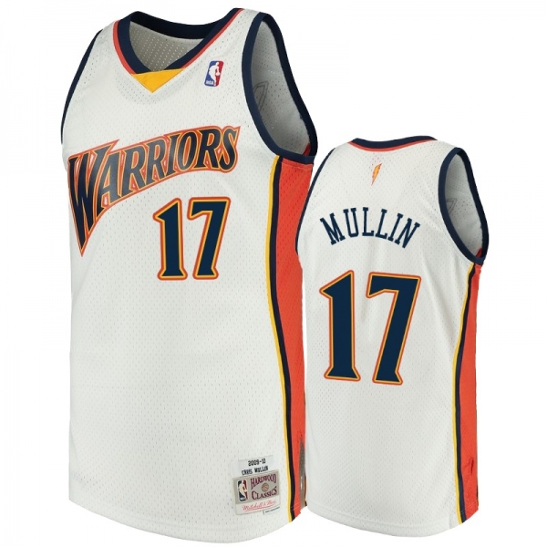 Golden State Warriors #17 Chris Mullin Hardwood Classics Jersey