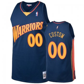 Golden State Warriors #00 Custom Hardwood Classics Jersey