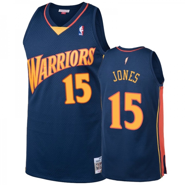 Golden State Warriors #15 Damian Jones Hardwood Classics Jersey