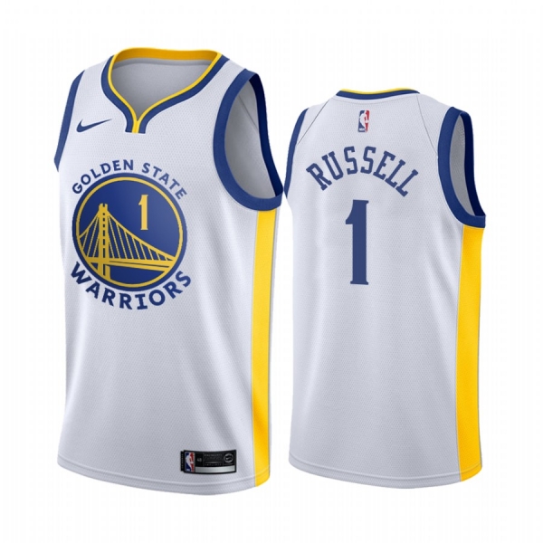 Golden State Warriors #1 D'Angelo Russell Association Jersey