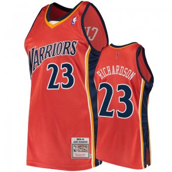 Golden State Warriors #23 Jason Richardson Hardwood Classics Jersey