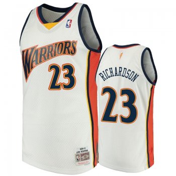 Golden State Warriors #23 Jason Richardson Hardwood Classics Jersey