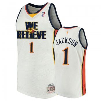 Golden State Warriors #1 Stephen Jackson We Believe Jersey