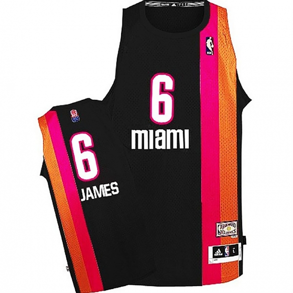 Lebron James Miami Floridians Black Throwback Jersey