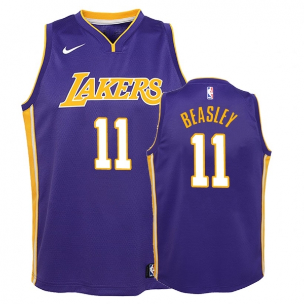 Youth Los Angeles Lakers #11 Michael Beasley Statement Jersey