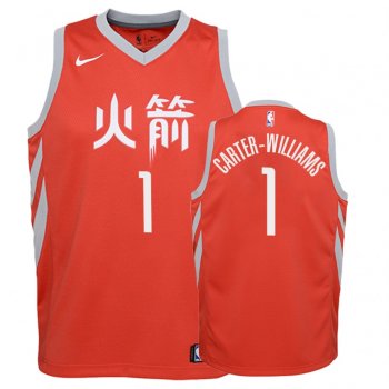 Youth Houston Rockets #1 Michael Carter-Williams City Jersey