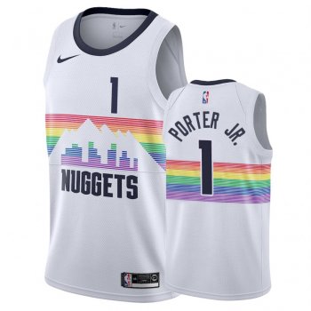 Denver Nuggets #1 Michael Porter Jr. City Jersey