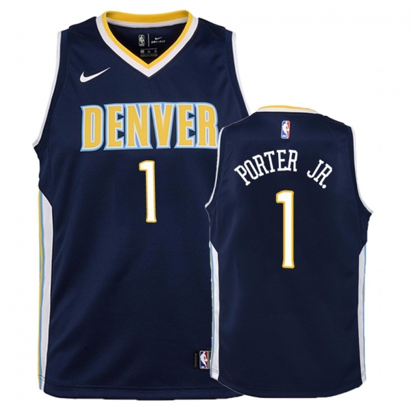 Youth Denver Nuggets #1 Michael Porter Jr. Icon Jersey