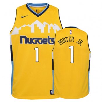 Youth Denver Nuggets #1 Michael Porter Jr. Statement Jersey