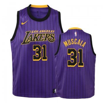 Youth Los Angeles Lakers #31 Mike Muscala City Jersey