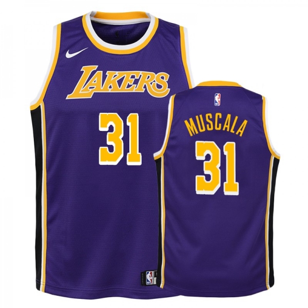 Youth Los Angeles Lakers #31 Mike Muscala Statement Jersey