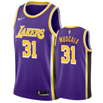 Los Angeles Lakers #31 Mike Muscala Statement Jersey