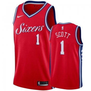 Philadelphia 76ers #1 Mike Scott Statement Jersey