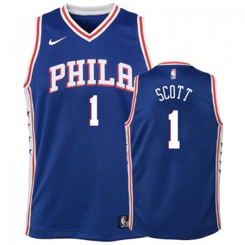 Youth Philadelphia 76ers #1 Mike Scott Icon Jersey