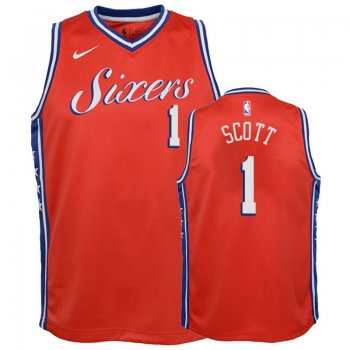 Youth Philadelphia 76ers #1 Mike Scott Statement Jersey