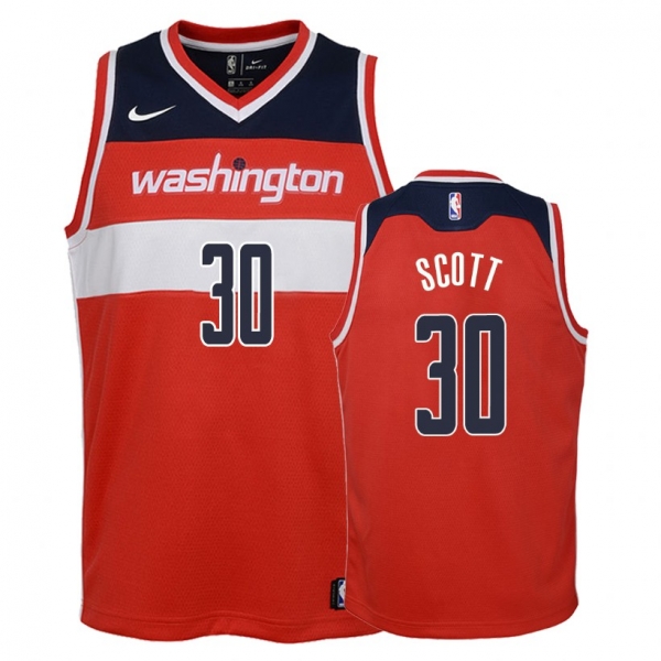 Youth Washington Wizards #30 Mike Scott Icon Jersey