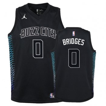 Youth Charlotte Hornets #0 Miles Bridges City Jersey