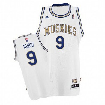 Minnesota Timberwolves #9 Ricky Rubio Hardwood Classics Jersey