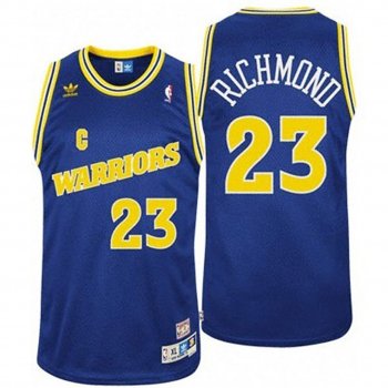 Golden State Warriors #23 Mitch Richmond Hardwood Classics Jersey