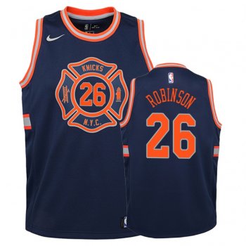 Youth New York Knicks #26 Mitchell Robinson City Jersey