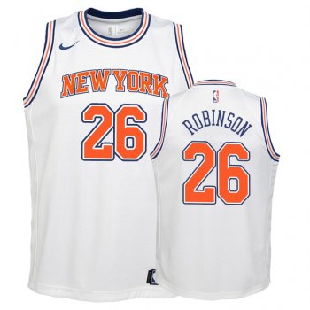 Youth New York Knicks #26 Mitchell Robinson Statement Jersey