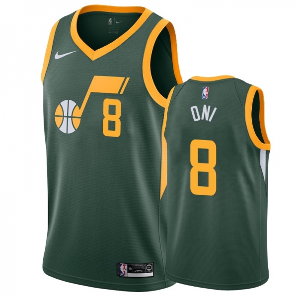 Utah Jazz #24 Miye Oni Earned Jersey