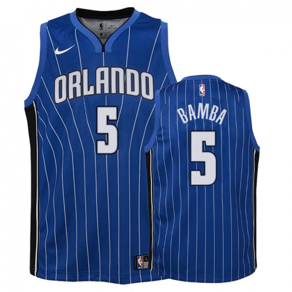 Youth Orlando Magic #5 Mohamed Bamba Icon Jersey