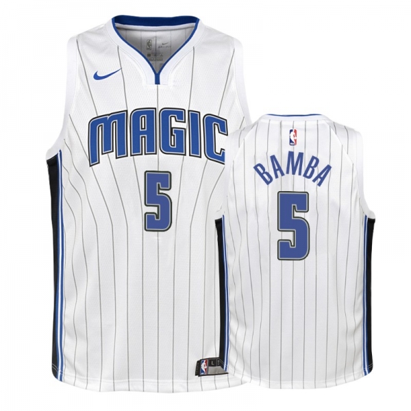 Youth Orlando Magic #5 Mohamed Bamba Association Jersey