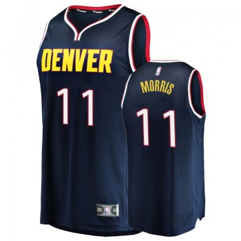 Men's Nuggets Monte Morris Blue Replica Icon Jersey Fanatics Branded