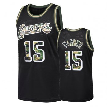 Los Angeles Lakers #15 Moritz Wagner Straight Fire Jersey