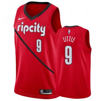 Portland Trail Blazers #9 Nassir Little Earned Jersey