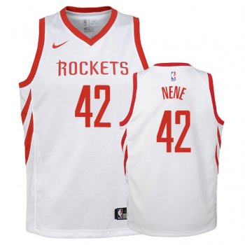 Youth Houston Rockets #42 Nene Association Jersey