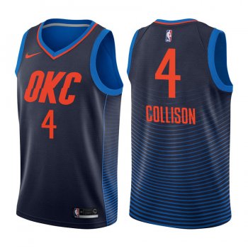 Oklahoma City Thunder #4 Nick Collison Statement Jersey