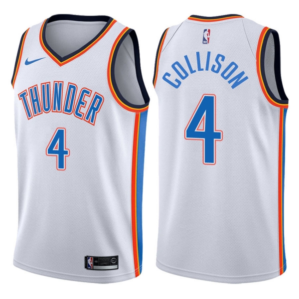 Oklahoma City Thunder #4 Nick Collison Association Jersey