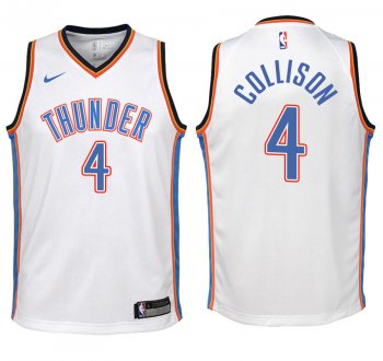 Youth Oklahoma City Thunder #4 Nick Collison Association Jersey