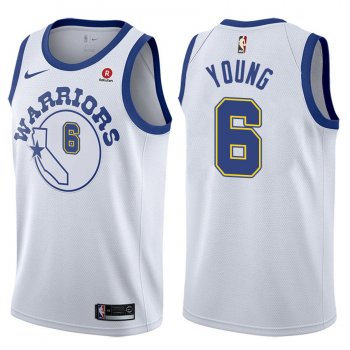 Golden State Warriors #6 Nick Young Hardwood Classics Jersey