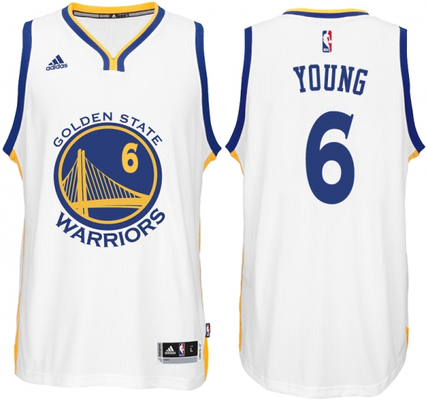 Golden State Warriors #6 Nick Young Home Jersey