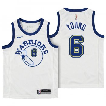 Youth Golden State Warriors #6 Nick Young Hardwood Classics Jersey