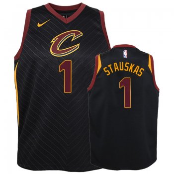 Youth Cleveland Cavaliers #1 Nik Stauskas Statement Jersey