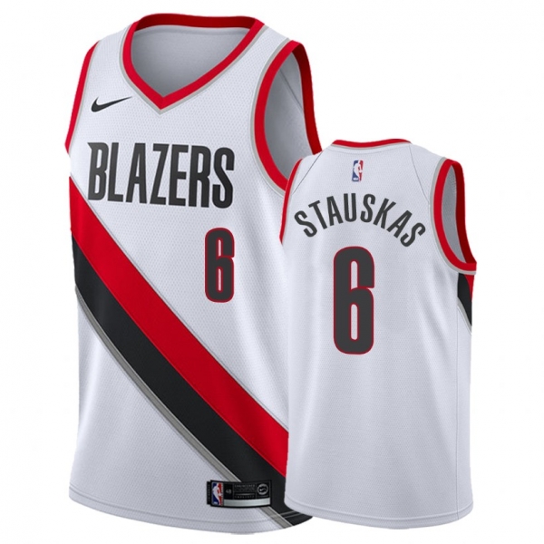 Portland Trail Blazers #6 Nik Stauskas Association Jersey