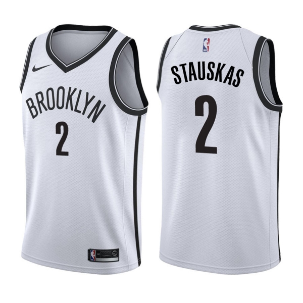 Brooklyn Nets #2 Nik Stauskas Association Jersey