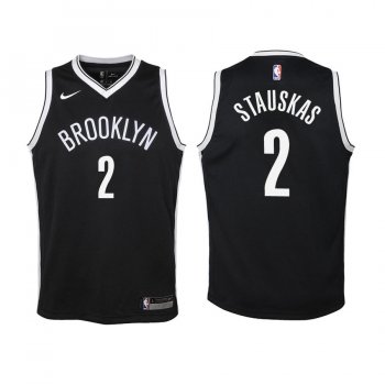 Youth Brooklyn Nets #2 Nik Stauskas Icon Jersey